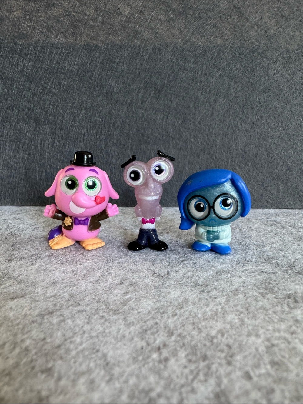 Disney Doorables Inside Out - Bing Bong, Fear and Sadness characters
